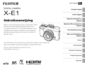 Handleiding Fujifilm X-E1 Digitale camera