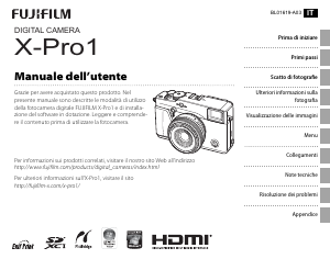 Manuale Fujifilm X-Pro1 Fotocamera digitale