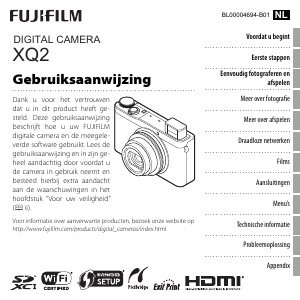 Handleiding Fujifilm XQ2 Digitale camera