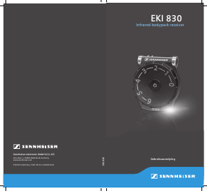 Handleiding Sennheiser EKI 830 Bodypack Receiver