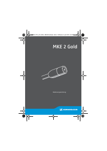 Bedienungsanleitung Sennheiser MKE 2 Gold Mikrofon