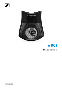Mode d’emploi Sennheiser e 901 Microphone
