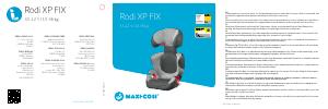 Bedienungsanleitung Maxi-Cosi Rodi XP FIX Autokindersitz