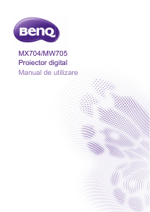 Manual BenQ MX704 Proiector