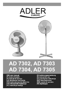 Manual Adler AD 7304 Fan