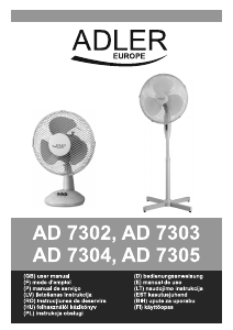 Handleiding Adler AD 7305 Ventilator