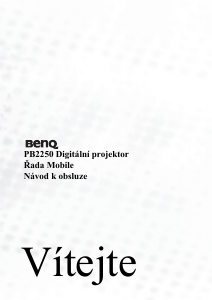 Manuál BenQ PB2250 Projektor