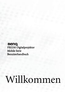 Bedienungsanleitung BenQ PB2250 Projektor