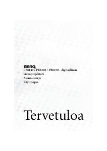 Käyttöohje BenQ PB8140 Projektori