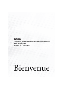 Mode d’emploi BenQ PB8140 Projecteur