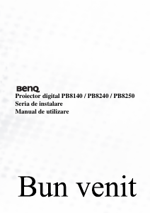 Manual BenQ PB8250 Proiector