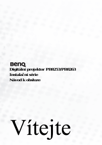 Manuál BenQ PB8263 Projektor