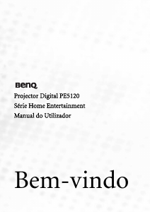 Manual BenQ PE5120 Projetor