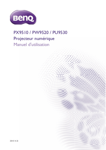 Mode d’emploi BenQ PU9530 Projecteur