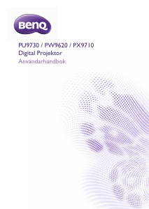 Bruksanvisning BenQ PW9620 Projektor