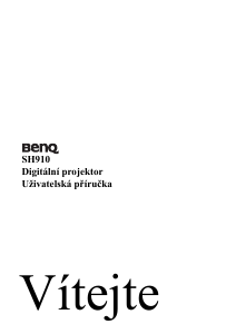 Manuál BenQ SH910 Projektor