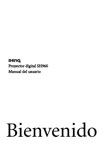Manual de uso BenQ SH960 Proyector