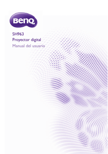 Manual de uso BenQ SH963 Proyector