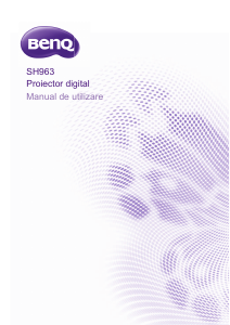 Manual BenQ SH963 Proiector