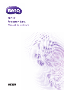 Manual BenQ SU917 Proiector
