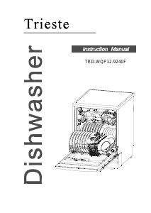 Bruksanvisning Trieste TRD-WQP12-9240F WH Diskmaskin