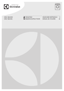 Vadovas Electrolux EWS1066EDW Skalbimo mašina