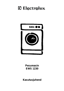 Kasutusjuhend Electrolux EWS1230 Pesumasin