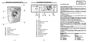 Bedienungsanleitung Studio WM 26 AAA Waschmaschine