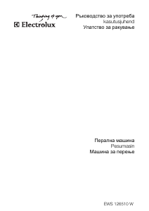 Kasutusjuhend Electrolux EWS126510W Pesumasin