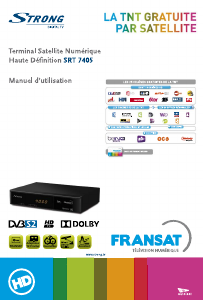 Mode d’emploi Strong SRT 7405 Récepteur numérique