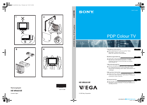 Bedienungsanleitung Sony KE-W50A10E Plasma fernseher