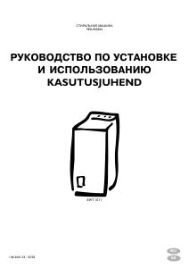 Kasutusjuhend Electrolux EWT1011 Pesumasin