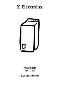 Kasutusjuhend Electrolux EWT1302 Pesumasin