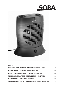 Bruksanvisning SOBA XH210 Värmefläkt