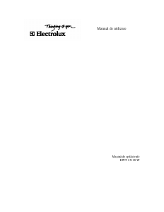 Manual Electrolux EWT13120W Mașină de spălat
