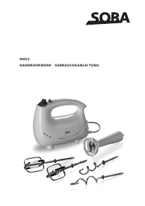 Bedienungsanleitung SOBA HM22 Handmixer