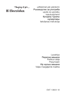 Priručnik Electrolux EWT136551W Stroj za pranje rublja