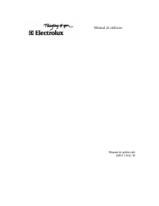 Manual Electrolux EWT13921W Mașină de spălat