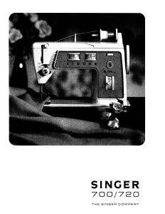 Manual Singer 720 Sewing Machine