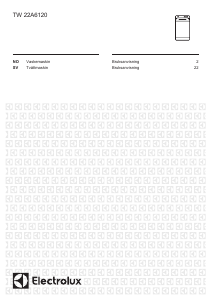 Bruksanvisning Electrolux TW22A6120 Tvättmaskin