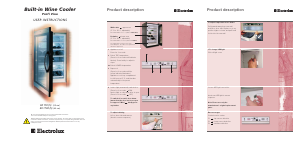 Handleiding Electrolux EK170010SL Wijnklimaatkast