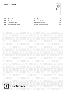 Mode d’emploi Electrolux ERW3313BOX Cave à vin