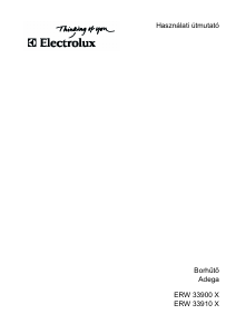 Használati útmutató Electrolux ERW33900X Borszekrény