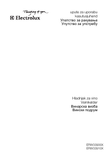 Priručnik Electrolux ERW33900X Ormarić za vino
