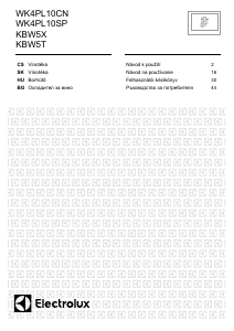 Návod Electrolux KBW5T Vinotéka