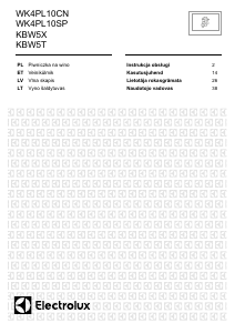 Instrukcja Electrolux KBW5T Chłodziarka do wina