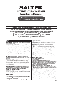 Manuale Salter 9173 BK3R Curve Bilancia