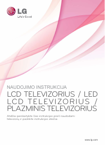 Vadovas LG 32LV3551 LED televizorius