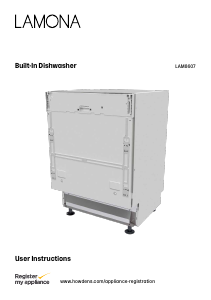 Manual Lamona LAM8607 Dishwasher