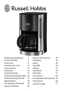 Bedienungsanleitung Russell Hobbs 18626-56 Jewels Kaffeemaschine